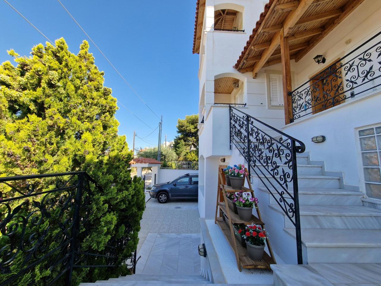 The Mirador Boutique Villa With Scenic Sea View Pórto Ráfti Dış mekan fotoğraf